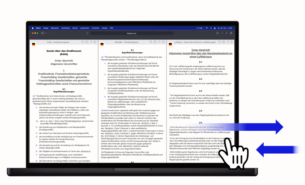 Everything at a glance – no more endless tabs